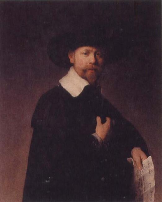 REMBRANDT Harmenszoon van Rijn Portrait of Marten Looten oil painting image